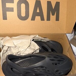 Yeezy Black Foam Loafers